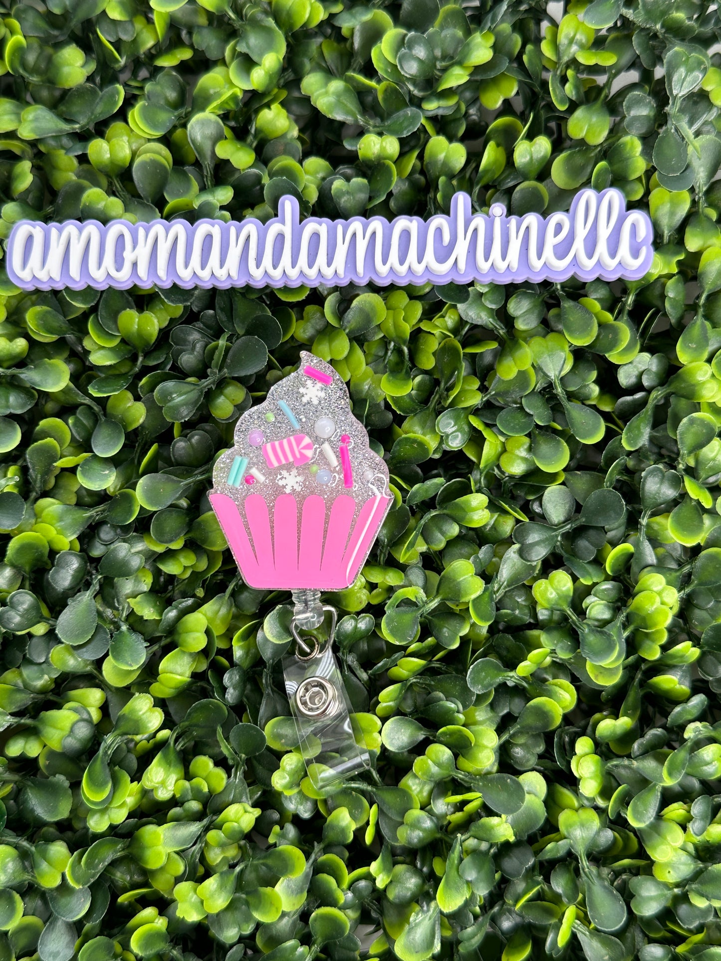 Christmas Cupcake Badge Reel