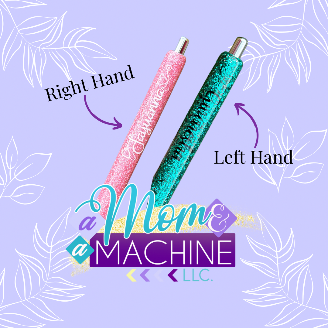 Rainbow Glittered Pen