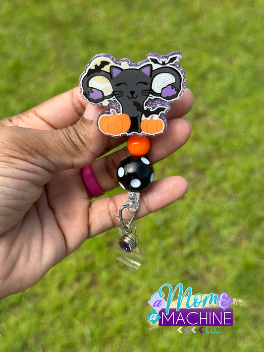 Halloween Uterus Badge Reel