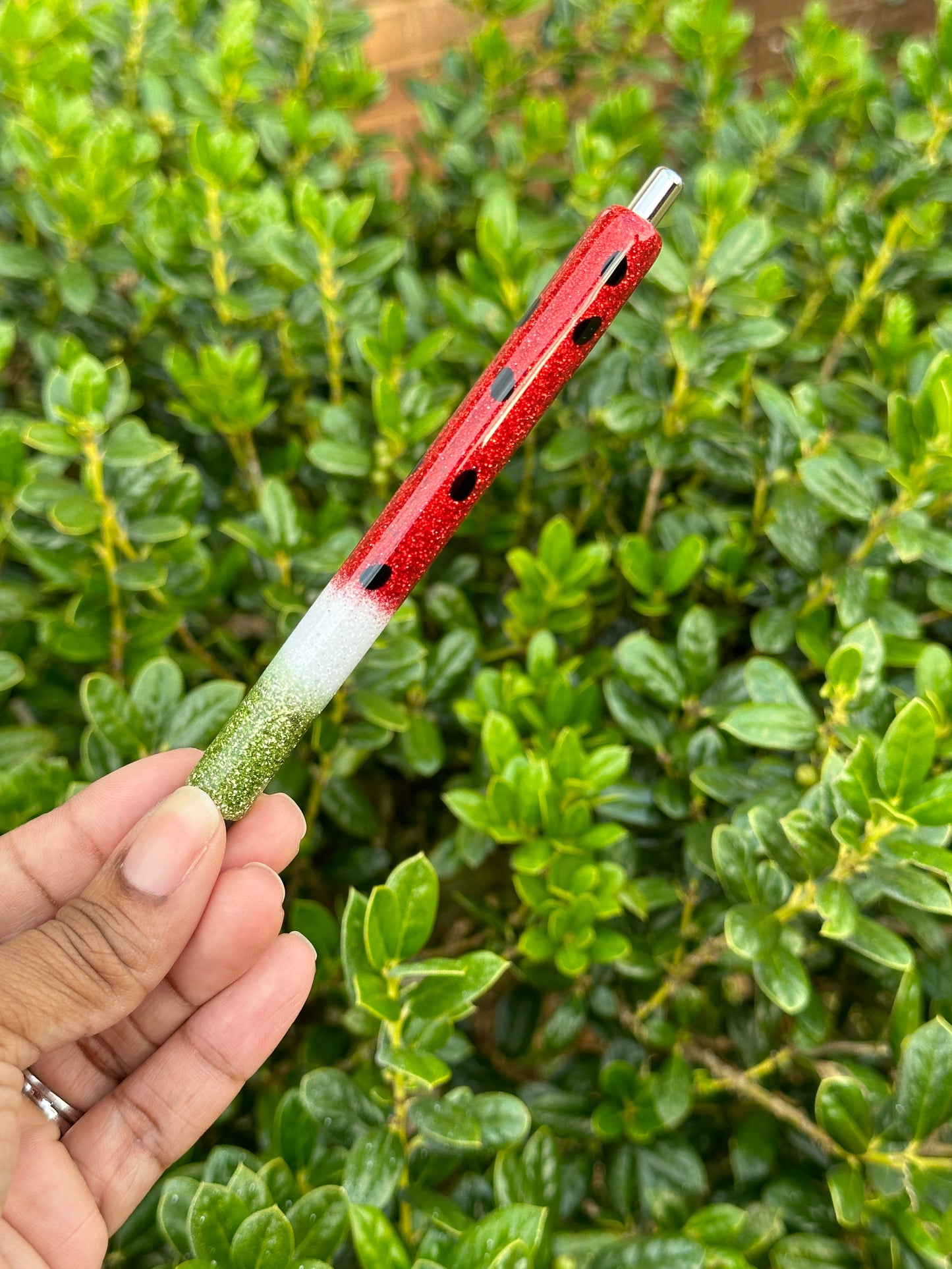 Watermelon Glittered Pen