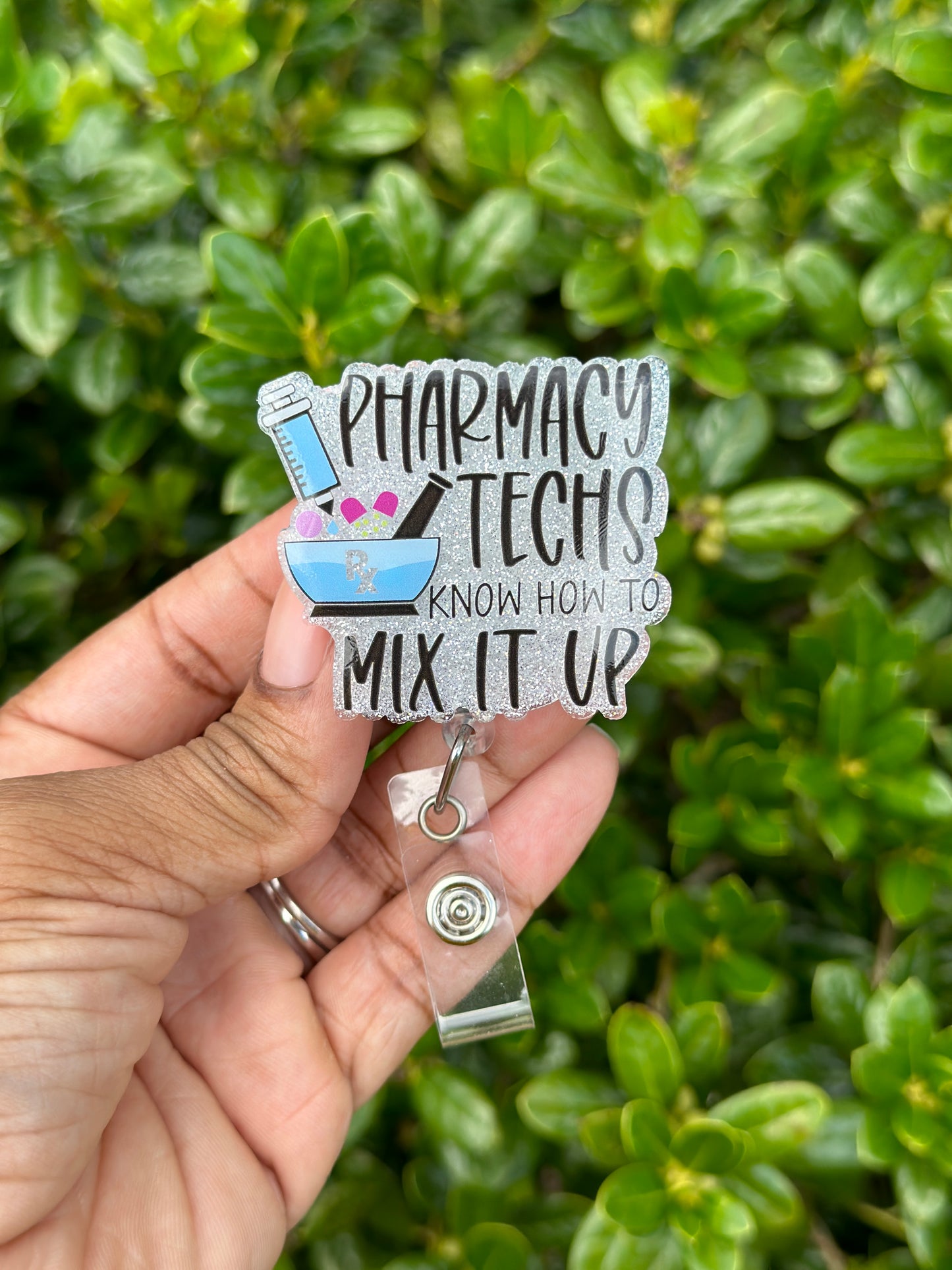 Pharmacy Tech Badge Reel