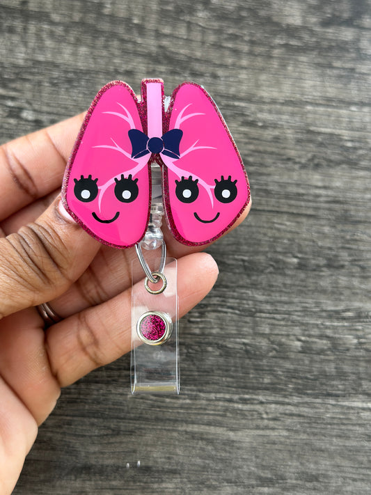 Lungs Badge Reel