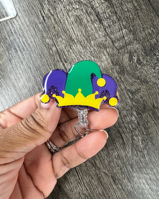 Mardi Gras Badge Reel