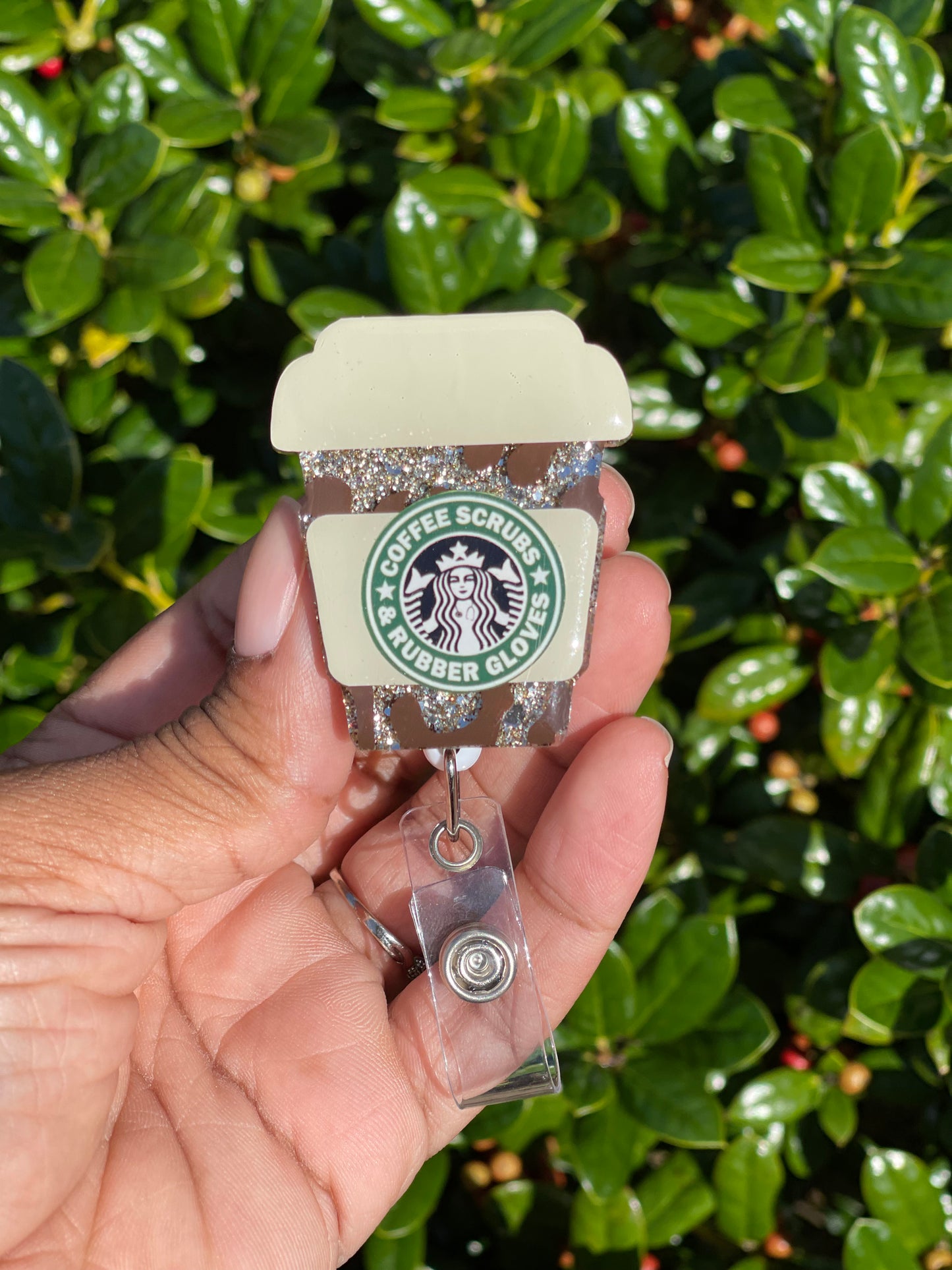 Coffee Badge Reel