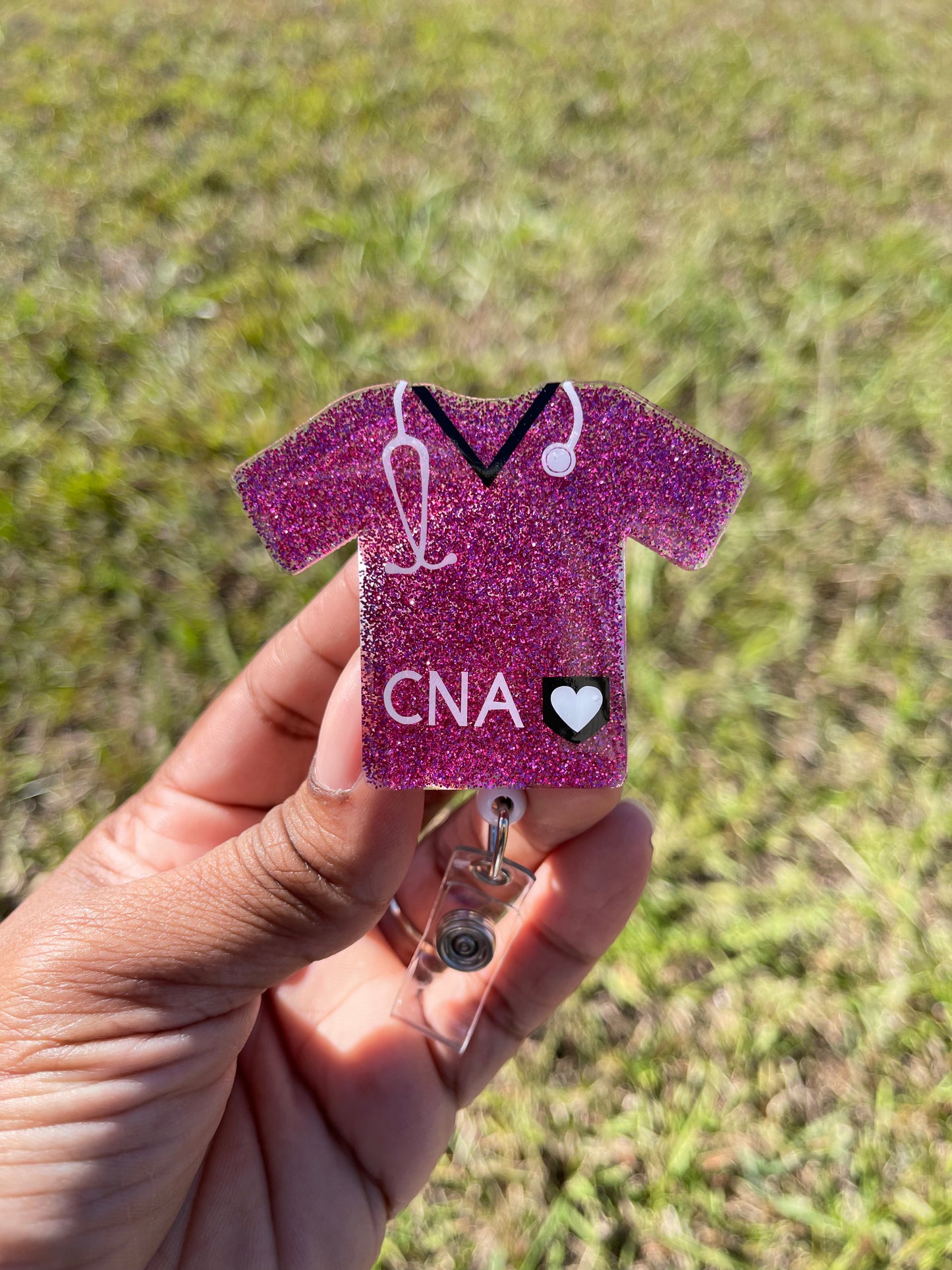 CNA Scrub Badge Reel