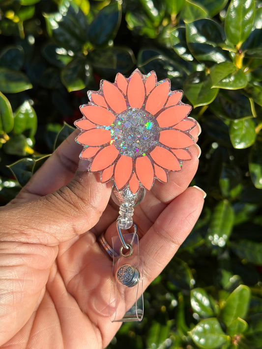 Sunflower Badge Reel