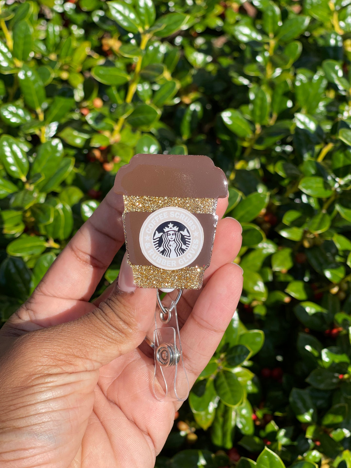 Coffee Badge Reel