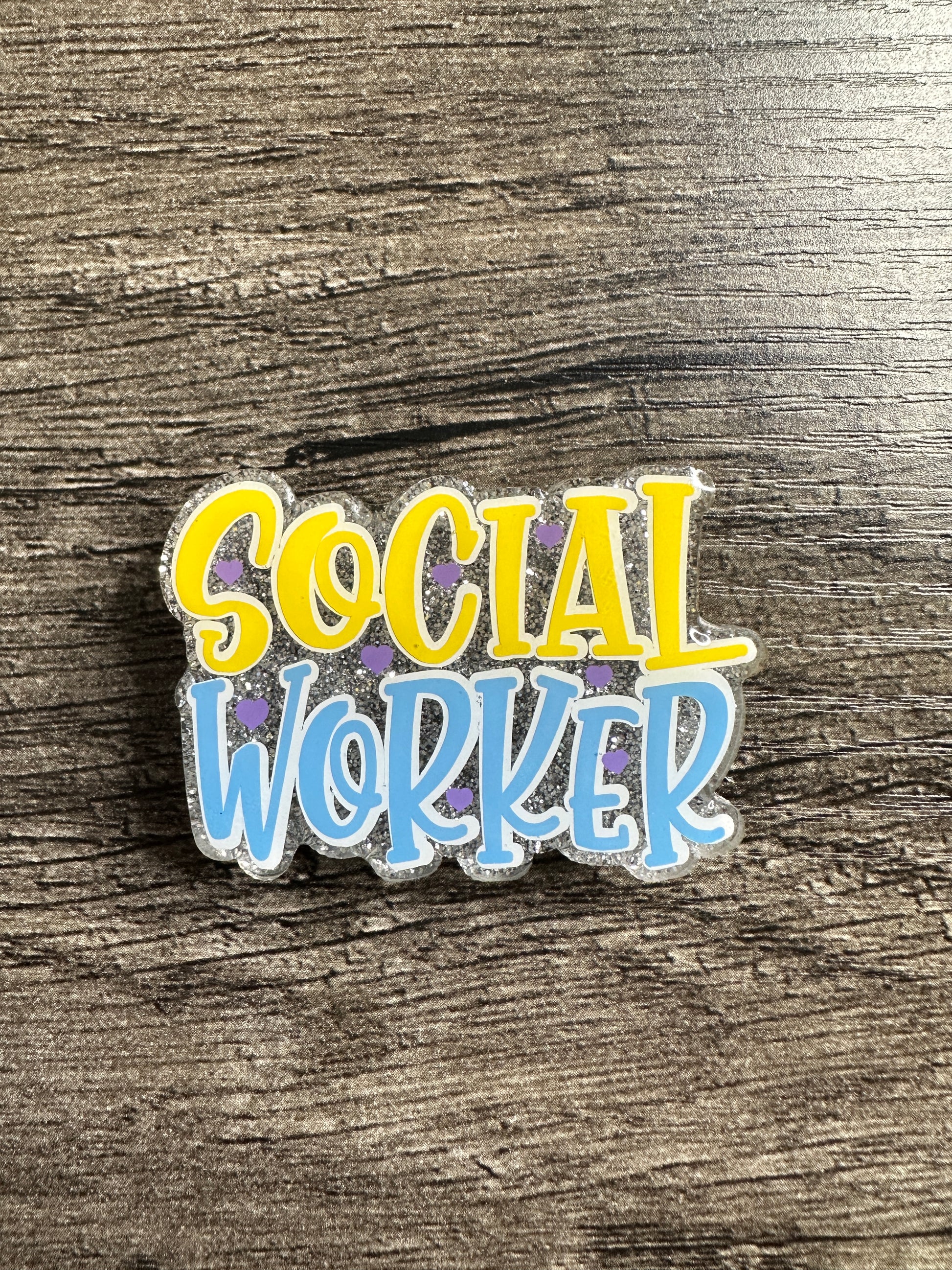 Lmsw (Licensed Master Social Worker) Badge Reel, Social Worker, Mental Health, Social Welfare, Badge Holder, Credentials, Family Support